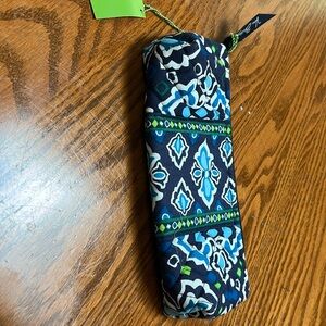 Vera Bradley- ink blue Brush & Pencil case- NWT